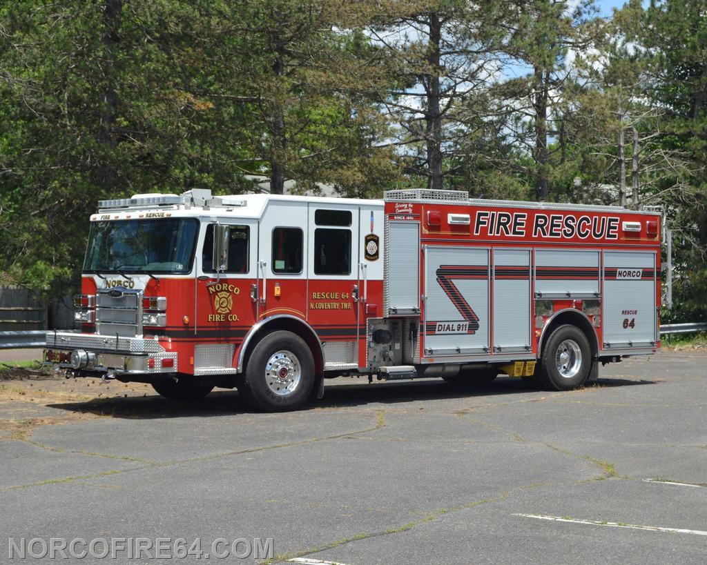 Rescue 64
2018 Pierce Rescue/Pumper 750 gal
